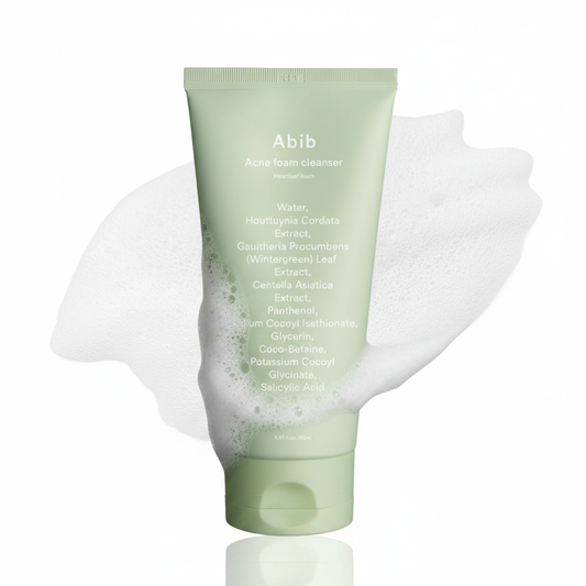 Abib Acne Foam Cleanser Heartleaf Foam (5.07 Fl.Oz /150ml)