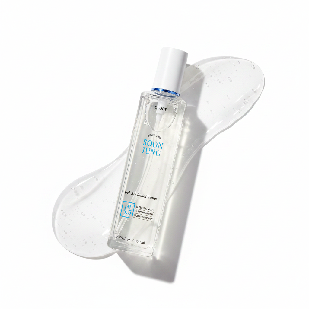 ETUDE House Soonjung pH5.5 Relief Toner(6.76 Fl.Oz /200ml)