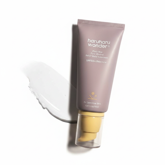 Haruharu Wonder Black Rice Pure Mineral Relief Daily Sunscreen (1.69 Fl.Oz/ 50ml)