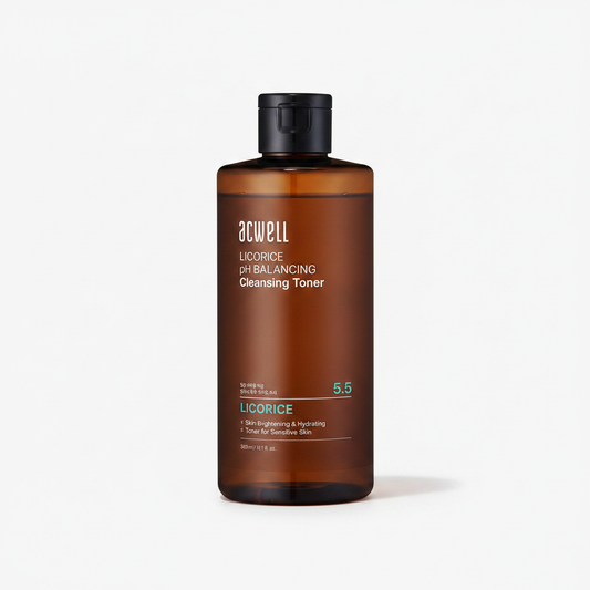 ACWELL Licorice pH Balancing Korean Toner for Cleansing (10.1 Fl.Oz/300ml)