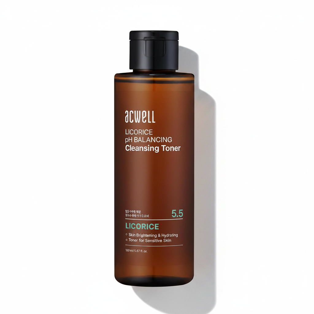 ACWELL Licorice pH Balancing Korean Toner for Cleansing (5.07 Fl.Oz /150ml)