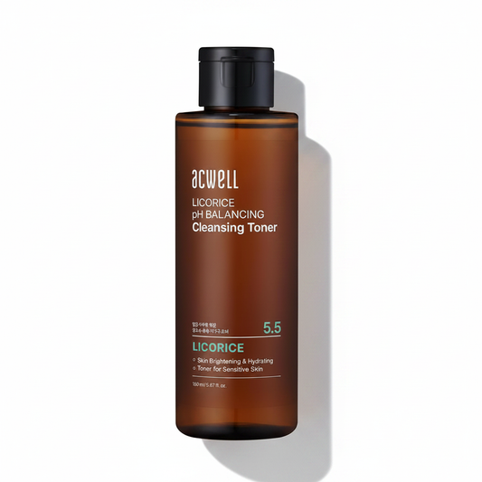 ACWELL Licorice pH Balancing Korean Toner for Cleansing (5.07 Fl.Oz /150ml)
