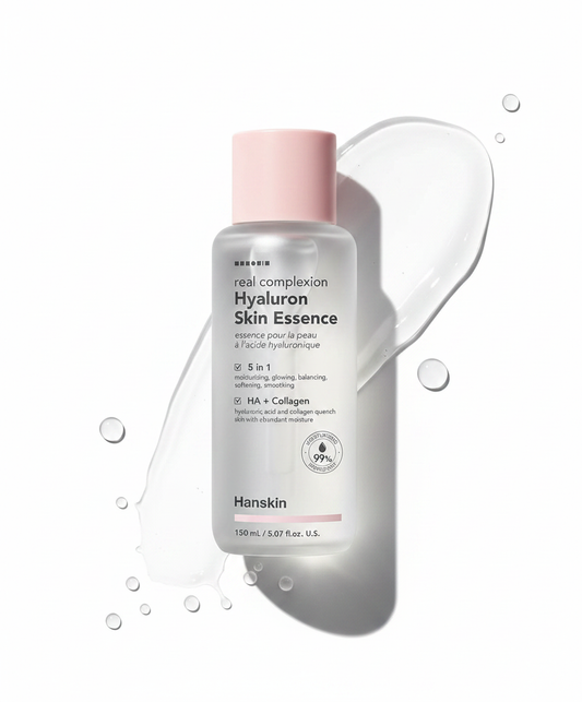 Hanskin Hyaluron Skin Essence, Hydrating Facial Astringent Toner (5.07 Fl.Oz /150ml)