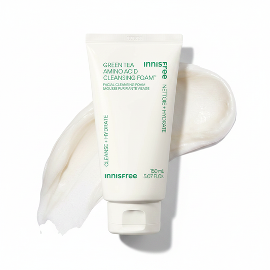 innisfree Green Tea Amino Acid Cleansing Foam (5.07 Fl.Oz /150ml)
