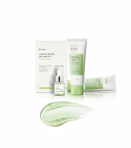 IUNIK Centella Edition Skincare Set (Cream 2.02 fl.oz. & Mini Serum 0.51 fl.oz.)