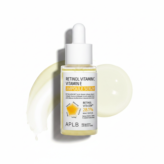 APLB Retinol Vitamin C Vitamin E Ampoule Serum, 1.35 FL.OZ