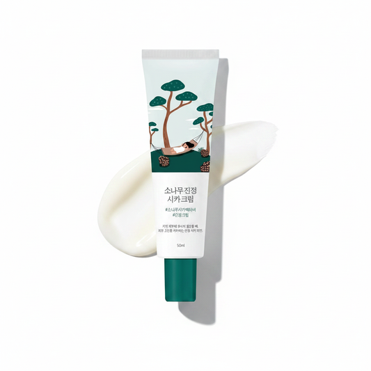 ROUND LAB Pine Calming Cica Cream (1.69 Fl.Oz/ 50ml)
