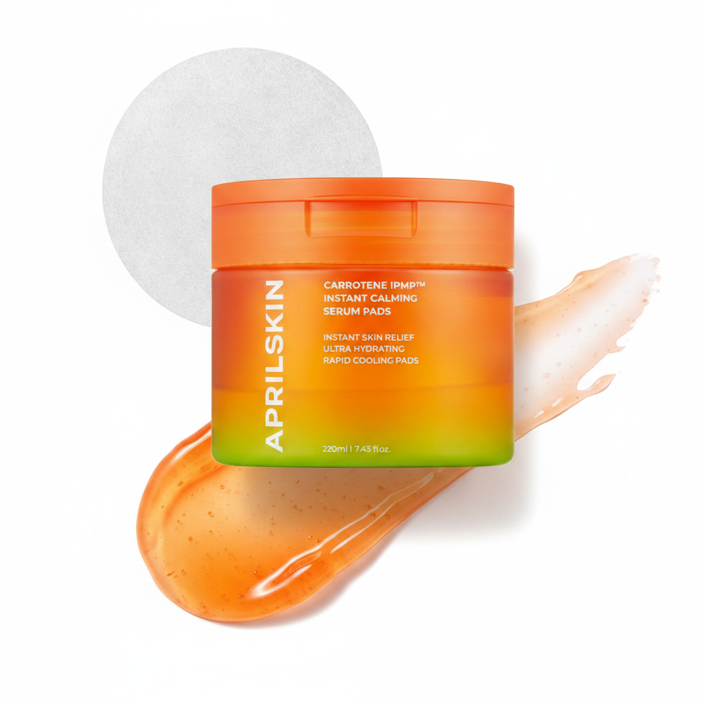 APRILSKIN Carrotene IPMP™ Instant Calming Serum Toner Pads 80 Pads