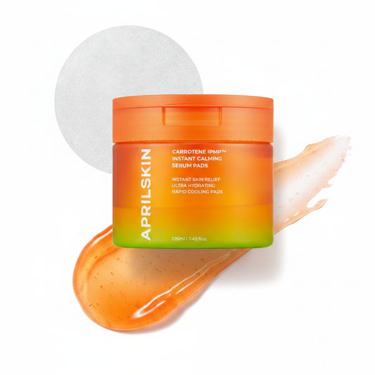 APRILSKIN Carrotene IPMP™ Instant Calming Serum Toner Pads 80 Pads