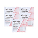 Easy& Dual Mesh Cotton Pads 100 sheets x5