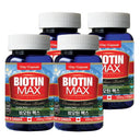 Tong Life Biotin Max 500mg (60 Capsules x 4)