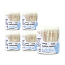 Easy& Paper Cotton Swab 200p (Cylindrical) - 5 Pack Cylindrical Cotton Swab Sterile Cotton Swab Paper Cotton Swab Premium Cotton Swab