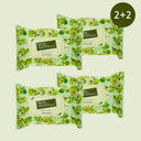 THE FACE SHOP Herb Day Cleansing Tissues 70 Sheets x4