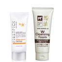 How to remove non-sticky sun block cream horse oil cleansing foam (WA15D08)