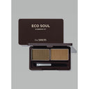 the SAEM Eco Soul Eyebrow Kit 01 Natural Brown
