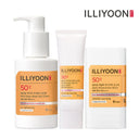 ILLIYOON Sun Care Set (Easy Wash Sun Cream + Mineral Sun Cream + Mineral Sun Stick)