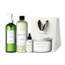 Graymelin Moisture Soothing All-in-One 4-Piece Set (Green Light Cleansing Oil + Green Food Toner + Serum + Cream)