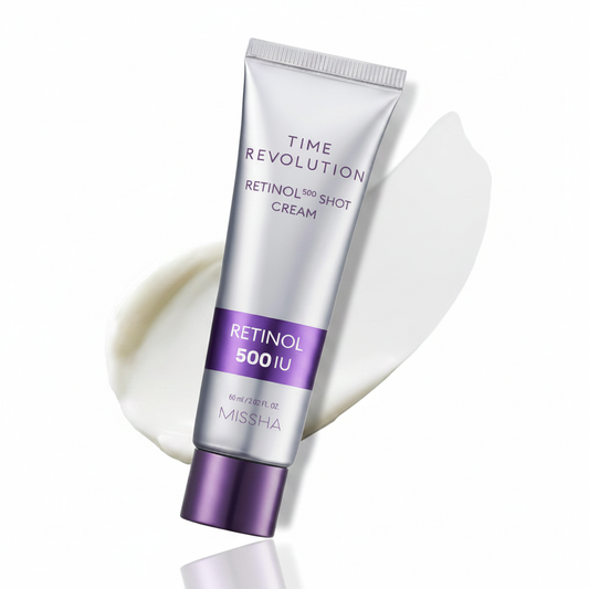 MISSHA Time Revolution Night Repair Retinol 500 Shot Cream (2.02 Fl.Oz/ 60ml)