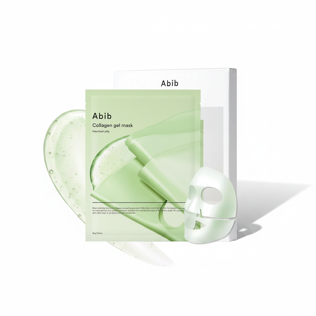 Abib Collagen Gel Mask Heartleaf Jelly 4 Sheets
