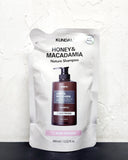 KUNDAL Honey & Macadamia Nature Shampoo Refill Baby Powder 400ml x 3