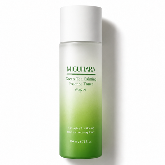 MIGUHARA Green Tea Calming Essence Toner Origin (6.76 Fl.Oz /200ml)