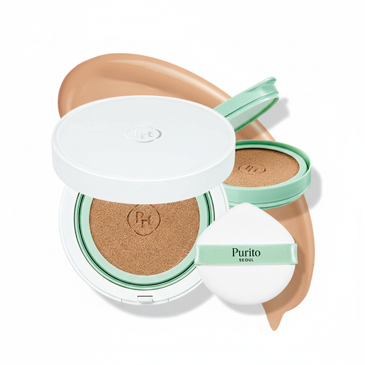 PURITO SEOUL Wonder Releaf Centella BB Cushion #23 Natural Beige (15g, 0.52 fl.oz)