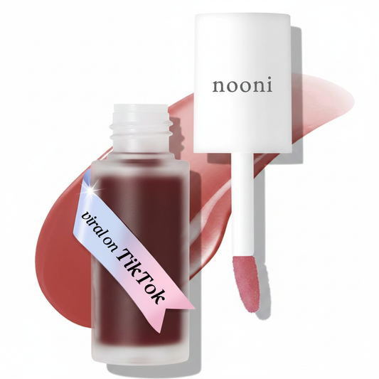 NOONI Korean Lip Oil - Applecranberry, 0.12 FL Oz