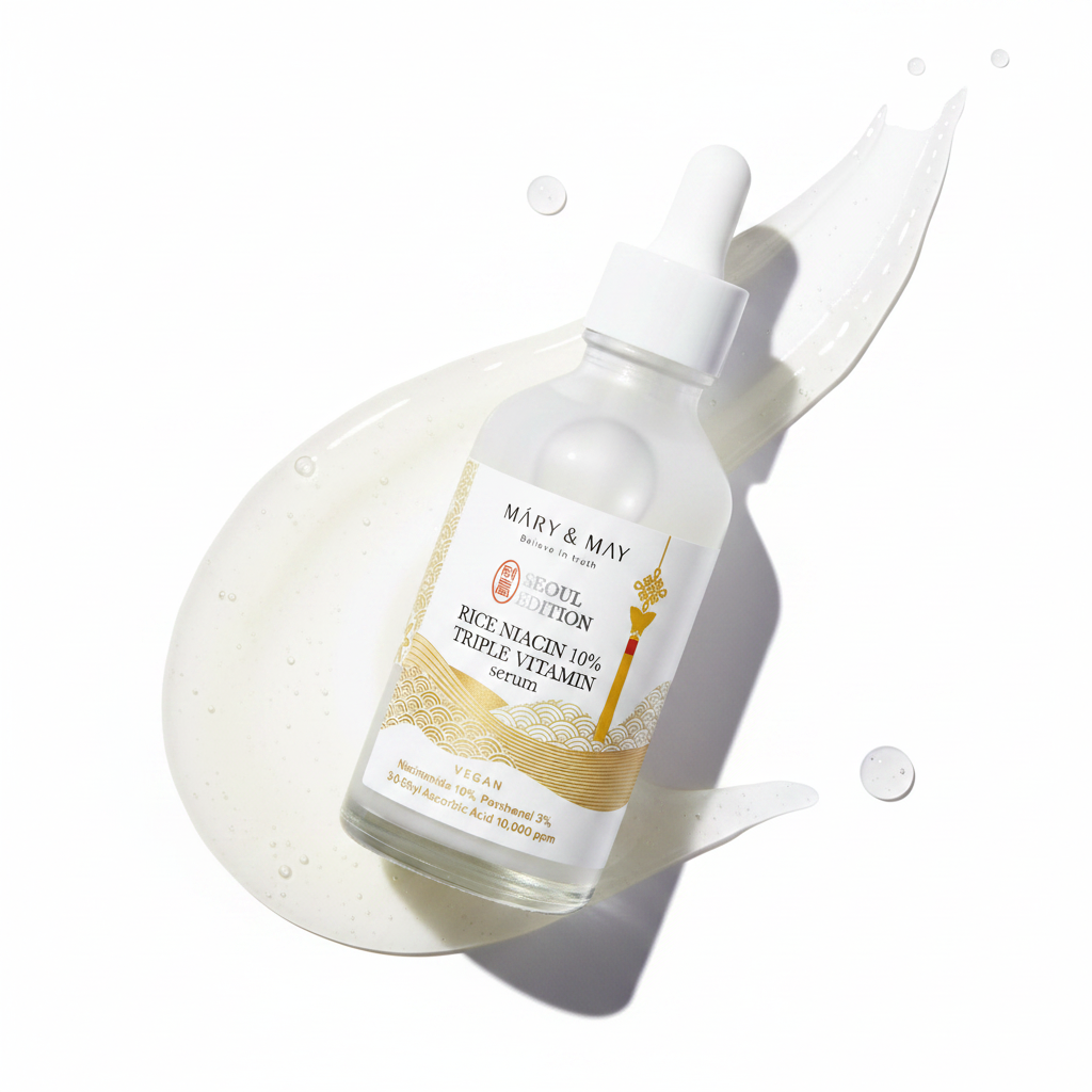 Mary&May SEOUL EDITION Rice Niacin 10% Triple Vitamin Serum(2.7 fl.oz.)