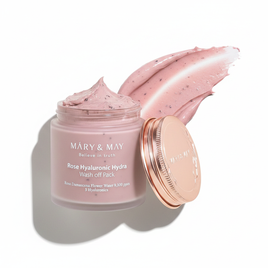 Mary&May Vegan Rose Hyaluronic Hydra Wash Off Mask