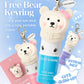 THESAEM Iceland Hydrating Eye Stick 3-Pack Set with Cute Bear Keyring