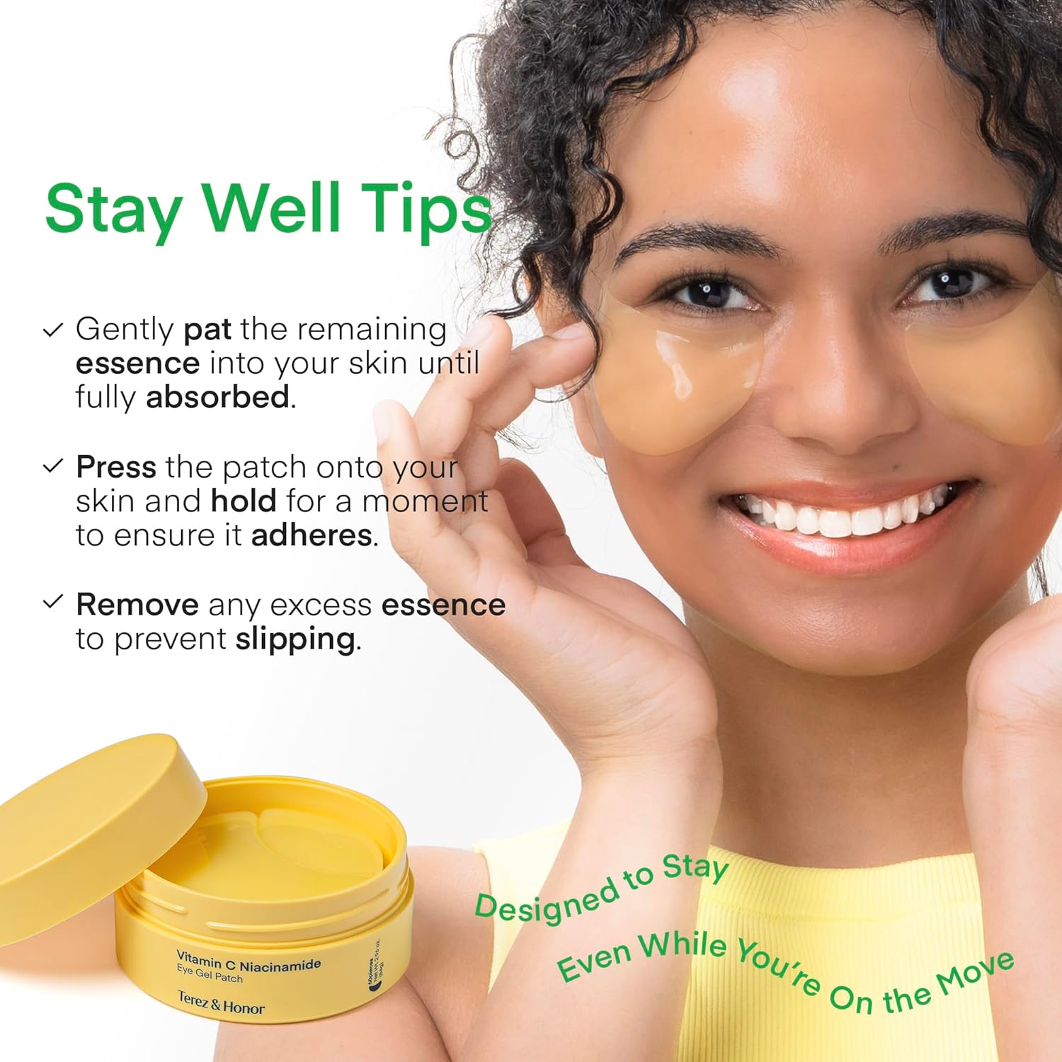 Terez & Honor Vitamin C Niacinamide Eye Patches