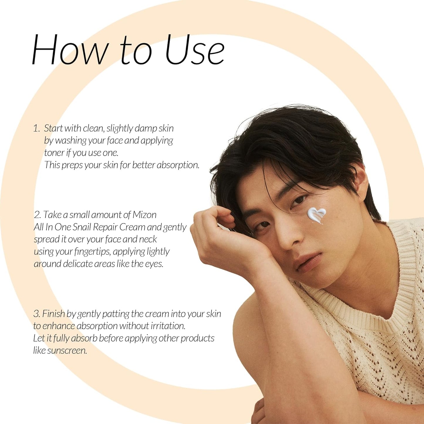 MIZON All in One Snail Repair Cream(2.53 Fl Oz Pack of 1)