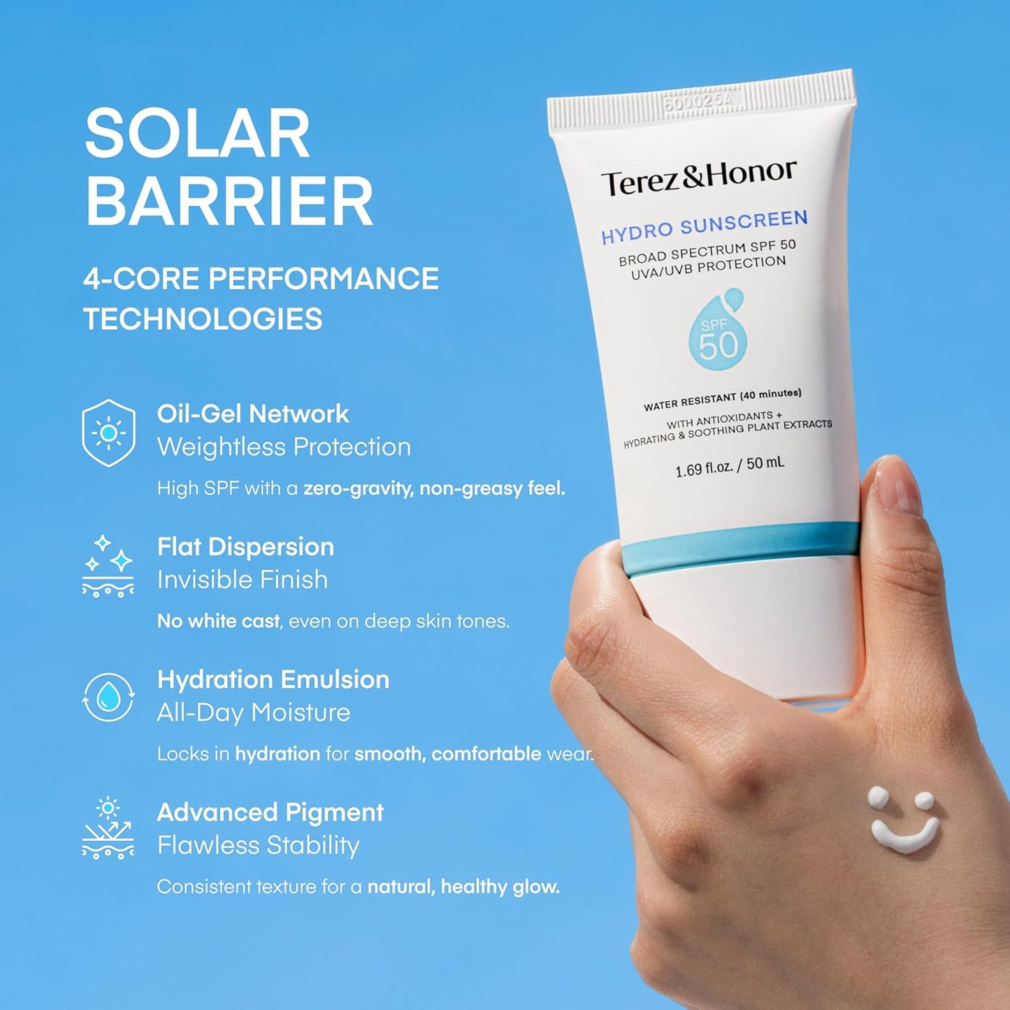 Terez & Honor Hydro Sunscreen 1.69oz