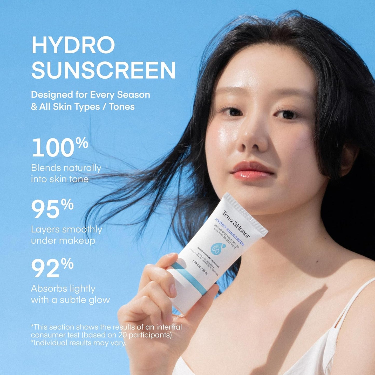 Terez & Honor Hydro Sunscreen 1.69oz