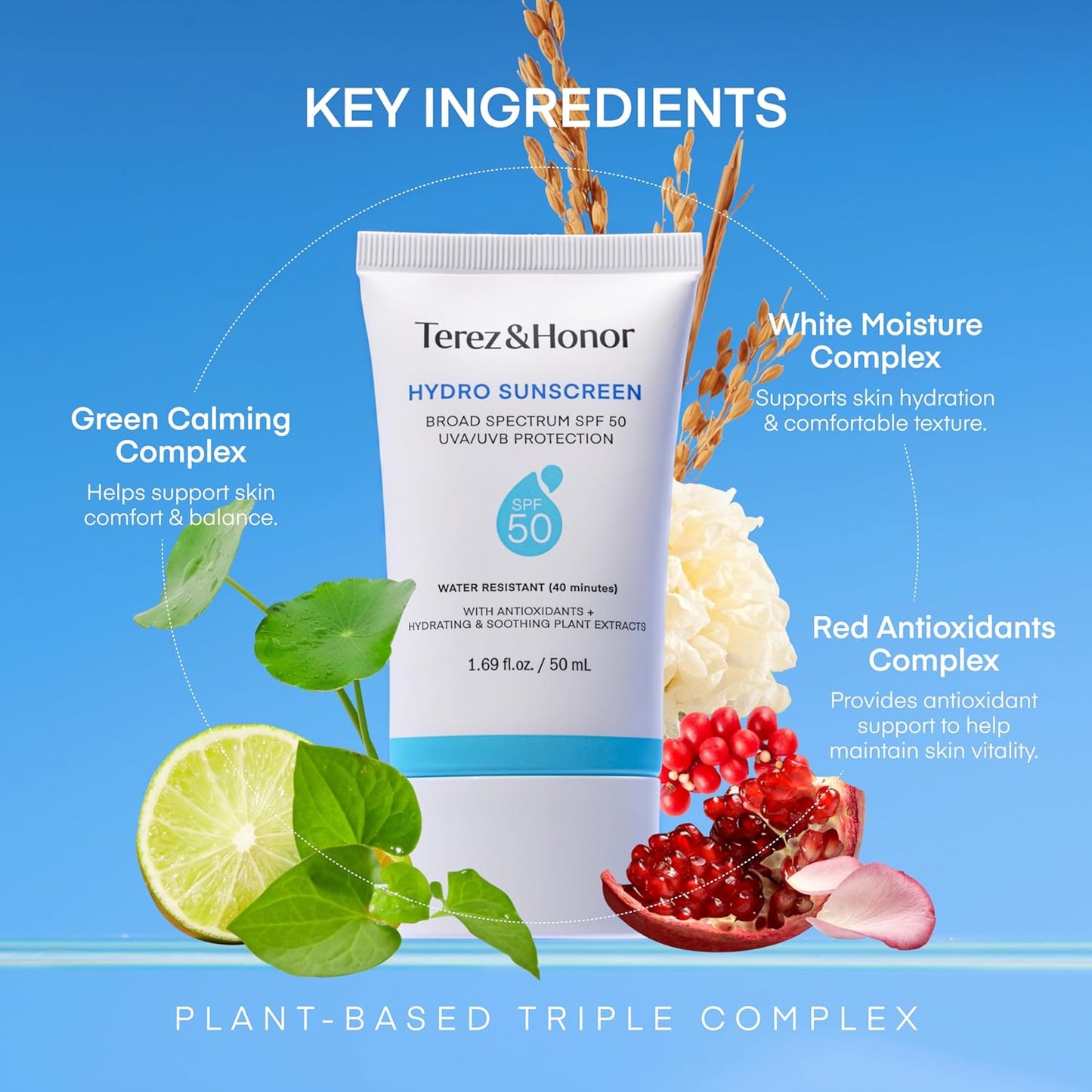Terez & Honor Hydro Sunscreen 1.69oz