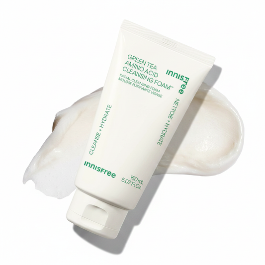 innisfree Green Tea Amino Acid Cleansing Foam (5.07 Fl.Oz /150ml)