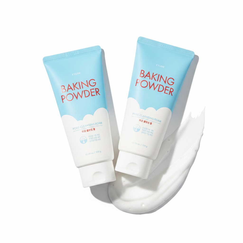 ETUDE 1+1 ベーキングパウダー ポアクレンジングフォーム セット 10.14 fl.oz*2(300ml*2) 