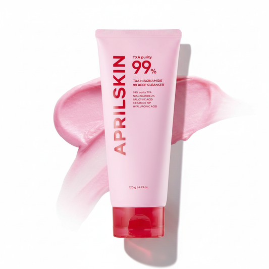 APRILSKIN TXA Niacinamide 99 Pore Care Pink Bubble Gum Deep Cleanser (120g /4.23Oz)