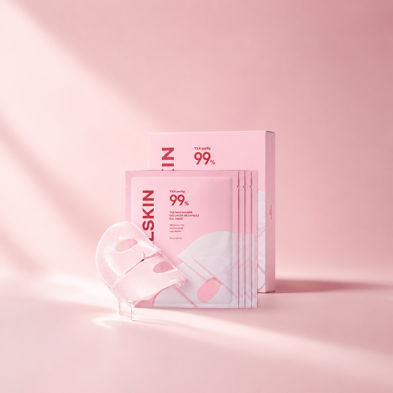 APRILSKIN TXA 핑크 캡슐 젤 마스크