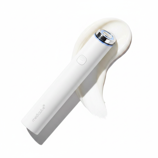 medicube Mini Booster Pro White - Affordable at-Home Facial Skin Care Tool for Beginners