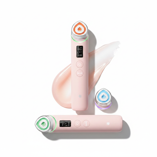 medicube Age-R Booster Pro Pink ( 6-in-1 Real Glass Glow Skin Care )