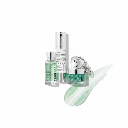 [VT Cosmetics] VT Shining Holiday Set - Reedle Shot 100+PDRN Essence+PDRN Capsule Cream