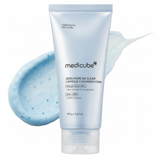medicube Facial Cleanser Zero Pore Capsule Cleansing Foam, 4.23 oz