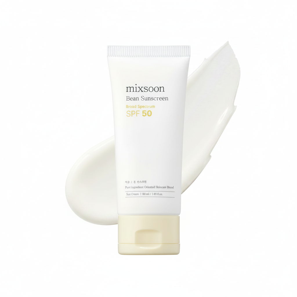 mixsoon Bean Sunscreen-Lightweight Airy Texture SPF 50, 50ml, 1.69 fl.oz.