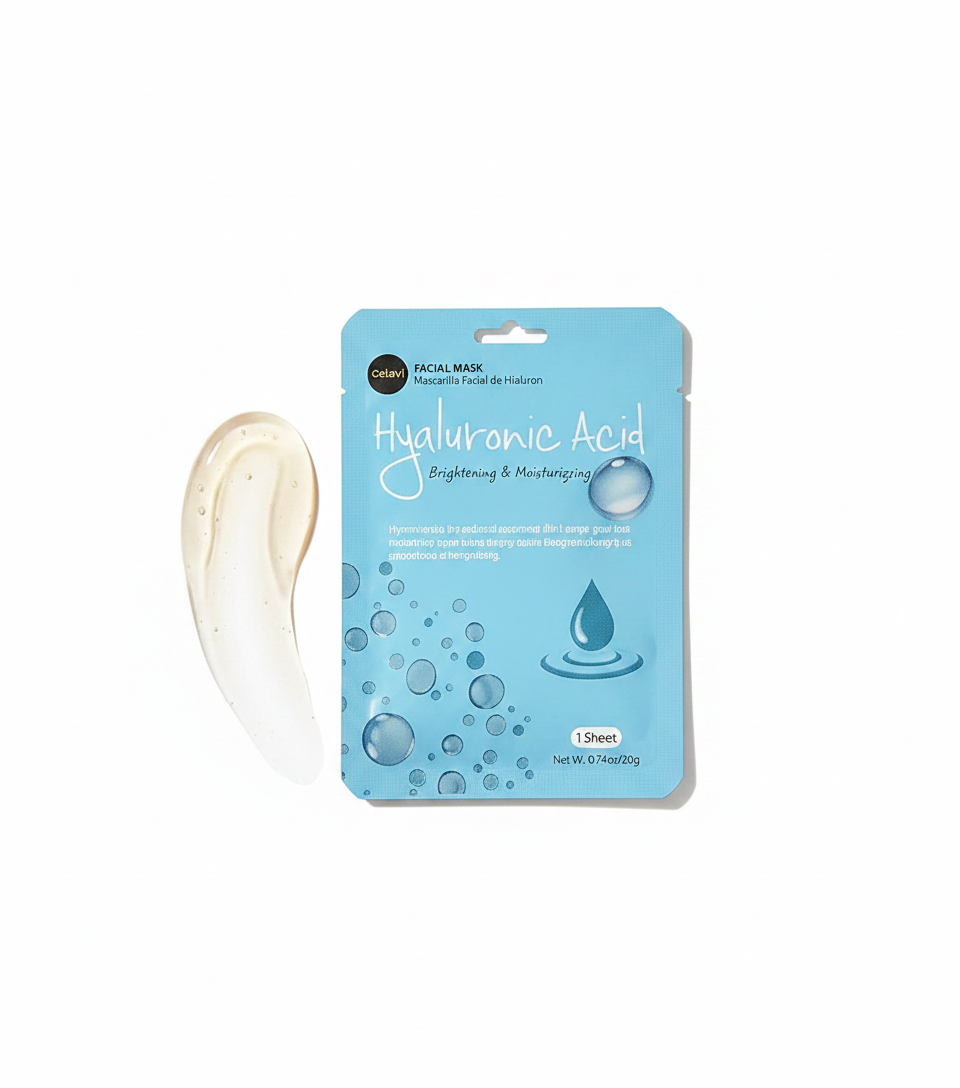 Celavi Essence Facial Sheet Face Mask Variety Set (12-Packs)