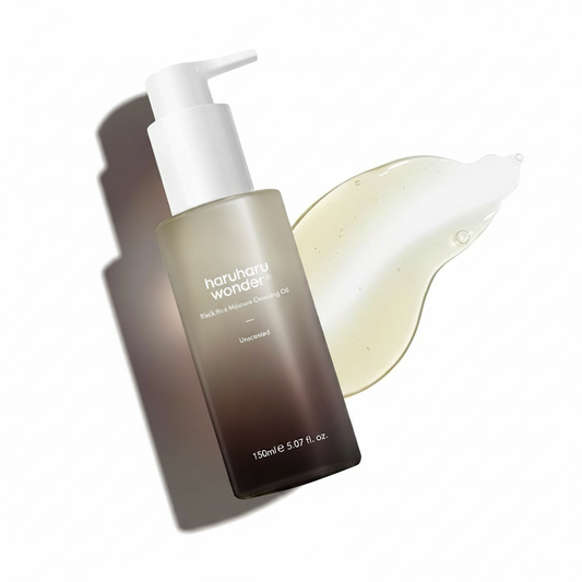 HARUHARU wonder Black Rice Moisture Cleansing Oil, 5.1 fl oz