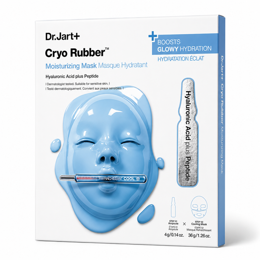 Dr.Jart+ Cryo Rubber Cooling Korean Face Mask with Serum Ampoule, Travel Size