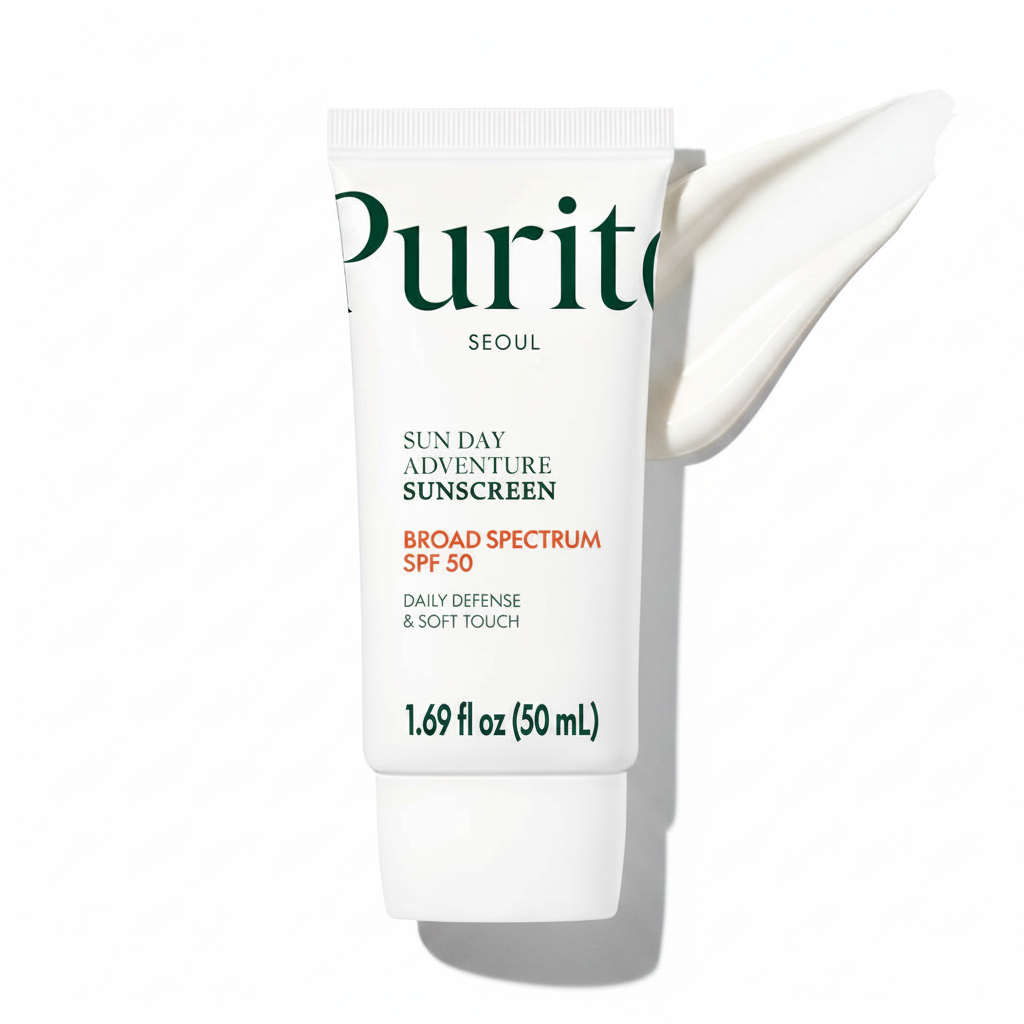 PURITO Korean Sunscreen SPF 50, 50mL 1.69 fl.oz