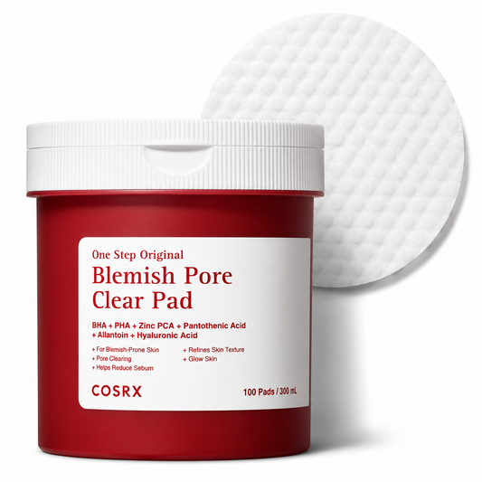 COSRX OneStep Original Blemish Pore Clear Pad, 100 Pads