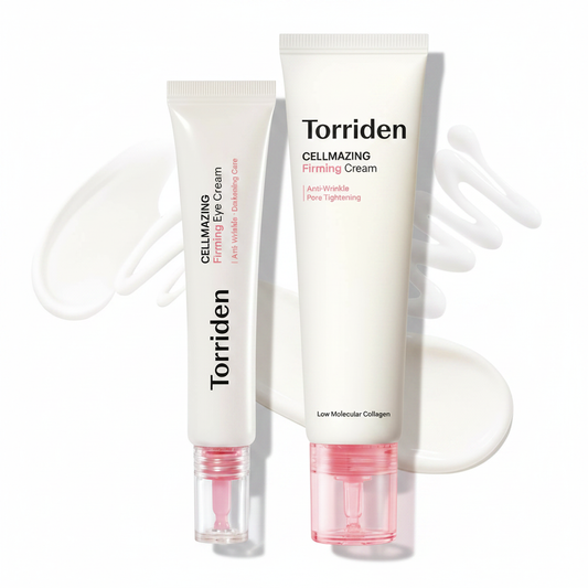 Torriden CELLMAZING Firming Eye Cream 30ml (1.01 fl.oz) + CELLMAZING Firming Cream 60ml (2.02 fl.oz) Visit the Torriden Store